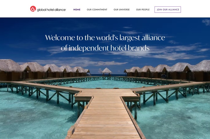 Global Hotel Alliance Company Website by Global Hotel Alliance