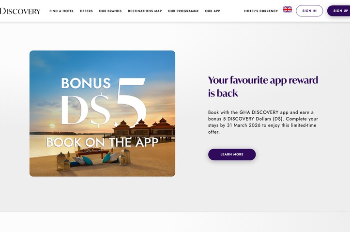 GHA DISCOVERY Loyalty App by Global Hotel Alliance