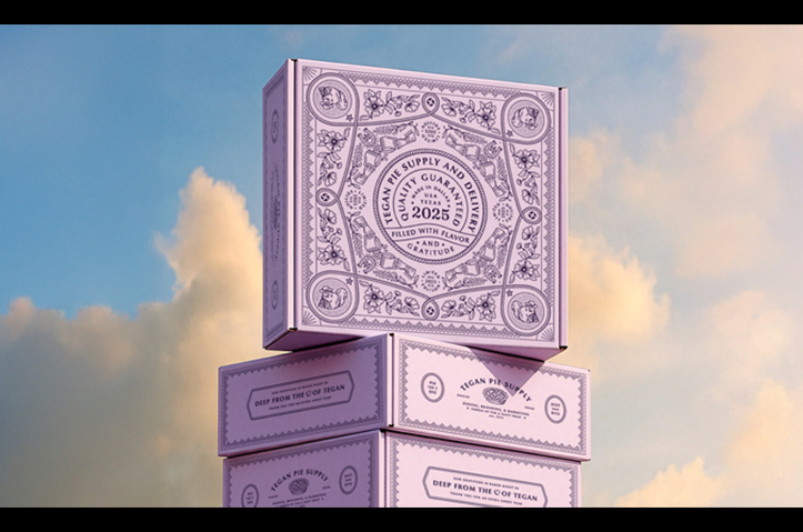 Holiday Pie Box & AR Experience by Tegan Digital