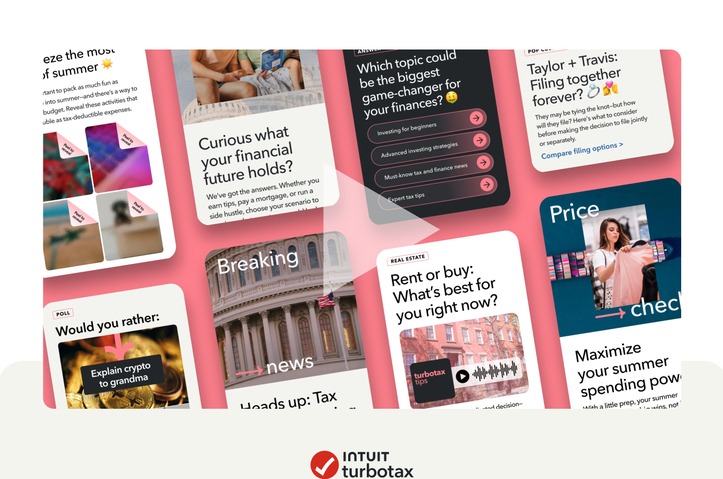 Intuit TurboTax Monthly Newsletter by Bold Orange