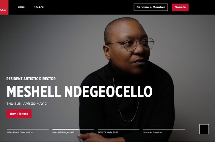 Modernizing the Digital Experience for SFJAZZ by Adage Technologies