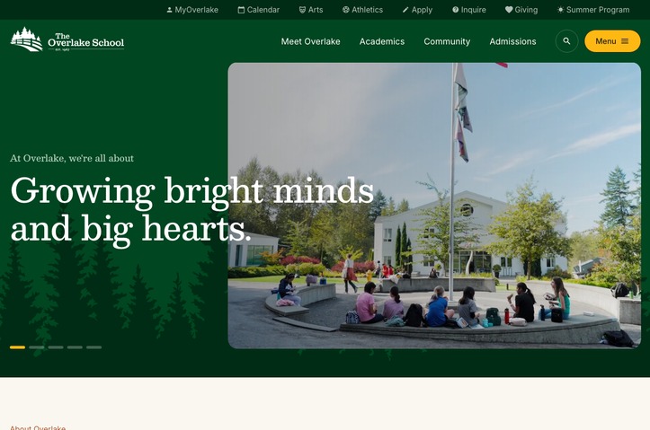 From Campus to Screen: The Overlake School Website Redesign by SPINX Digital