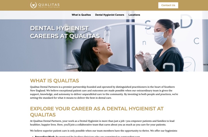 Qualitas Recruitment Microsite by EMI