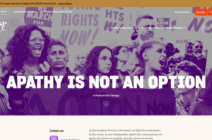 Apathy is Not an Option by Southern Poverty Law Center