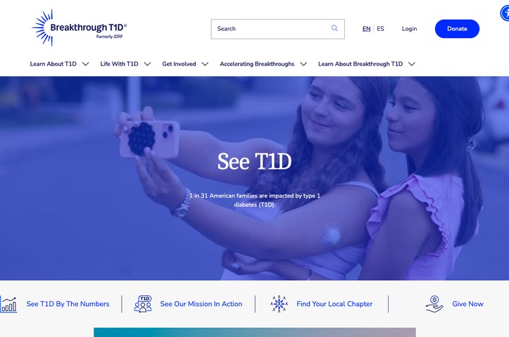 See T1D by Breakthrough T1D