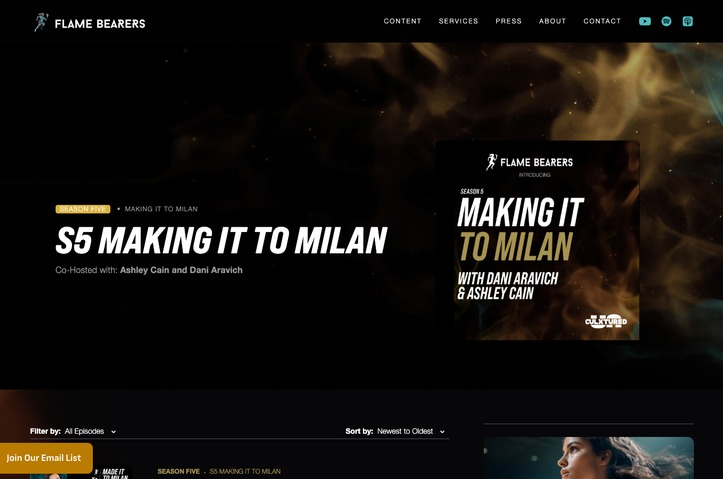 Flame Bearers: Making It To Milan by Flame Bearers