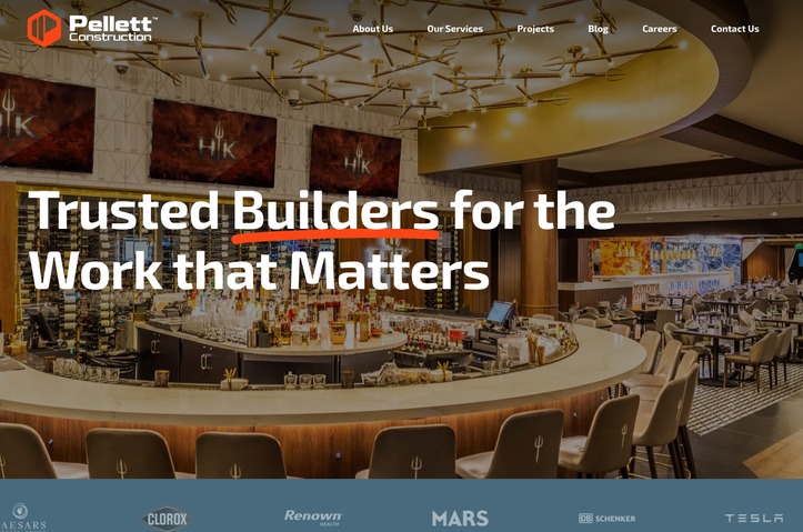 Pellett Construction Website by Miley Studios