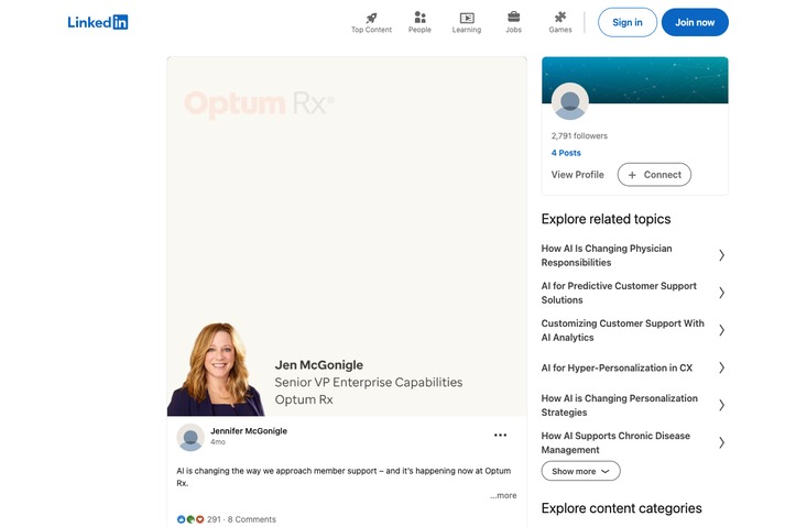 Optum Rx Thought Leadership Ads by Optum Rx