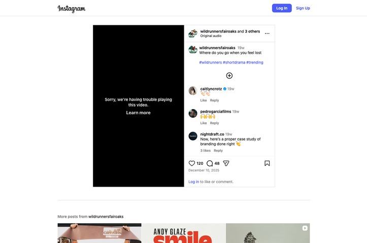 Wild Runners: A Series for Social Media by ODYSY Media