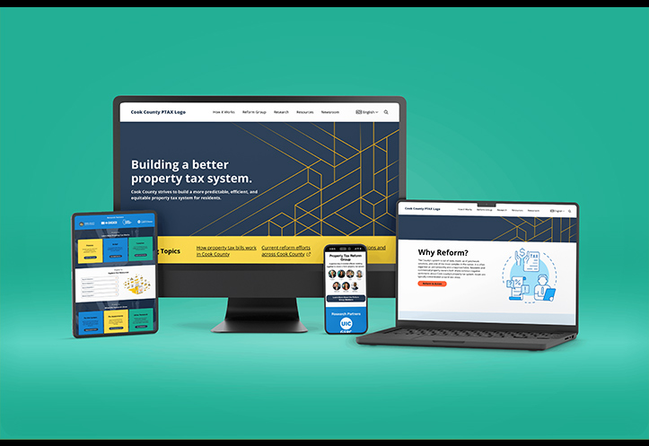 Cook County Property Tax Reform - Website Design by Clarity Partners
