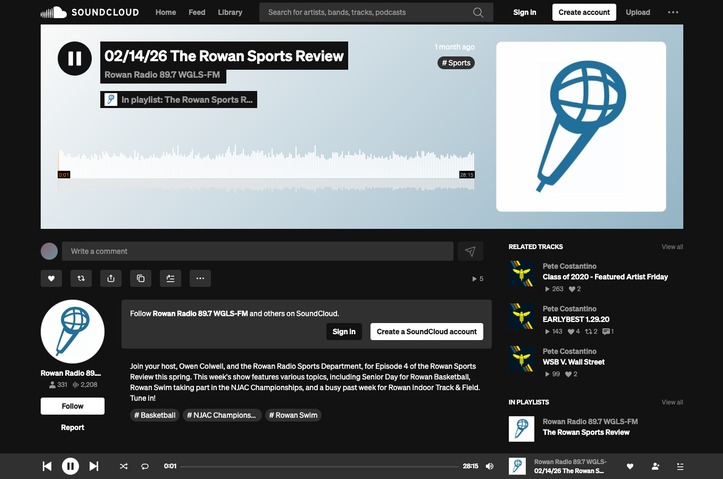 The Rowan Sports Review by Rowan Radio 89.7 WGLS-FM