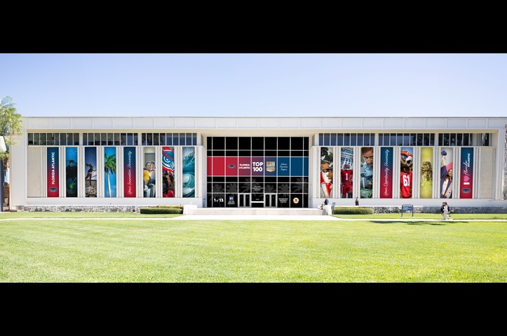 Florida Atlantic Administration Building Opportunity University Environmental Graphics by Florida Atlantic University